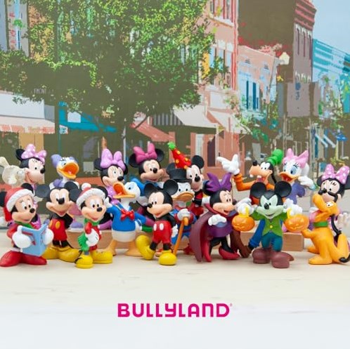 Bullyland Disney Spielfigur Mickey & Minnie Mouse Valentinstag 6 cm-3