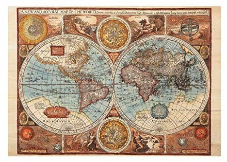 Dino Antike Weltkarte, 1626 - 500 Teile-2