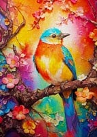 Enjoy Puzzle Bunter Vogel - 1000 Teile-2