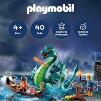 Playmobil Bauset Wikinger mit Seeungeheuer - Fantasie Spielzeug-2