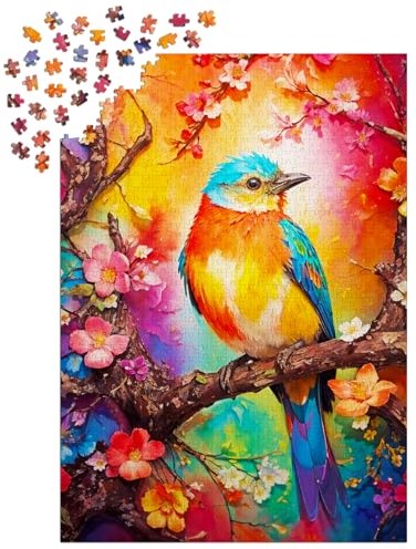 Enjoy Puzzle Bunter Vogel - 1000 Teile-3