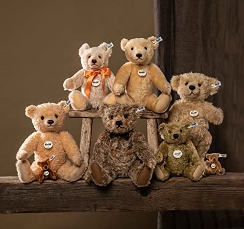 Steiff Plüsch Frederic Teddybär dunkelbraun - 34 cm Kuscheltier-2