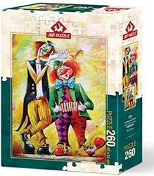 Art Puzzle Clowns Musiker - 260 Teile