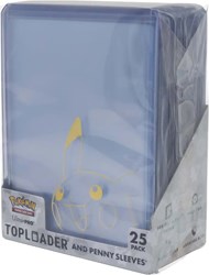 Asmodee Kartenhüllen Pikachu - Toploader und Penny Sleeves Schutzset