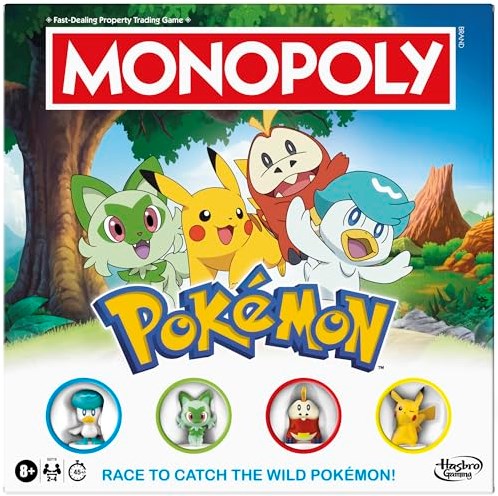Hasbro Monopoly Pokémon Brettspiel - Pokémon Edition - Familienspiel