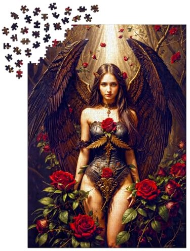 Enjoy Puzzle Dunkler Engel - 1000 Teile-3