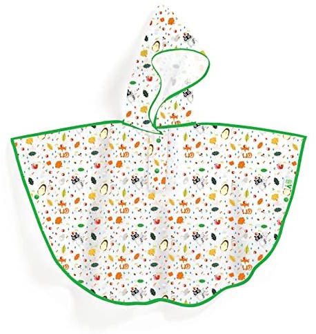 Djeco Regenponcho Forest rain cape - S für Kinder-2