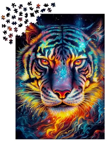 Enjoy Puzzle Puzzle Tiger 1000 Teile - buntes Puzzlespaß für Erwachsene-3