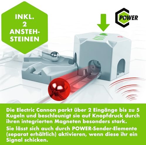 Ravensburger GraviTrax Power elektrische Murmelbahn Erweiterung Electric Canon-2