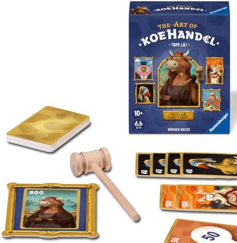 Ravensburger Kartenspiel Kuhhandel 40 Jahre Jubiläumsausgabe Kunst Kühe-3