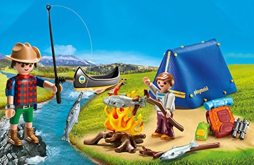 Playmobil Camping Spielset großer Tragekoffer - 9323-3