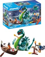 Playmobil Bauset Wikinger mit Seeungeheuer - Fantasie Spielzeug