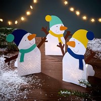 Haba Bastelset Schneemann - Kreativer Prickelspaß für Kinder