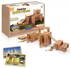 Guidecraft Bauklötze Spielzeug - Tabletop Notch Blocks Western 129-teilig