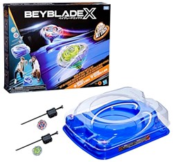Hasbro Beyblade X Drop Attack Battle-Set mit Beystadium und Launchern
