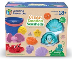 Learning Resources Lernspielzeug Ocean Emotion Seashells Set