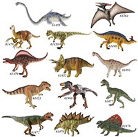Bullyland Dinosaurier Figur Velociraptor Museum Linie grau 22 cm-2