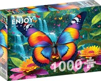 Enjoy Puzzle Schmetterling im Wald - 1000 Teile