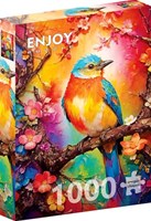 Enjoy Puzzle Bunter Vogel - 1000 Teile