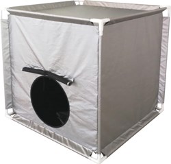 Eduplay Spielhöhle Silber - Traumzelt für Kinder und fantasievolles Spielen