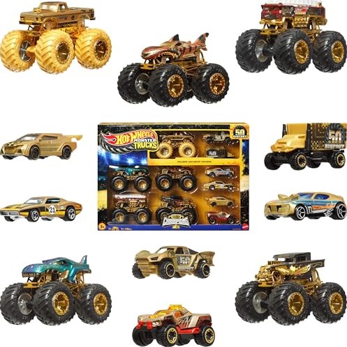 Hot Wheels Monster Trucks Spielzeug - Trophy Champions Kollektion 1:64