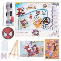 CRAFT BUDDY - SPIDEY CRYSTAL ART MEGA ACTIVITY SET