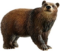 Bullyland Spielfigur Braunbär - handbemaltes Tier-Spielzeug
