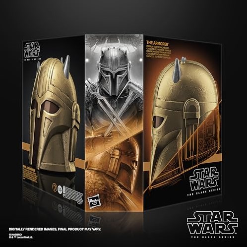STAR WARS BLACK SERIES ARMORER  ELECTRONIC HELMET-2