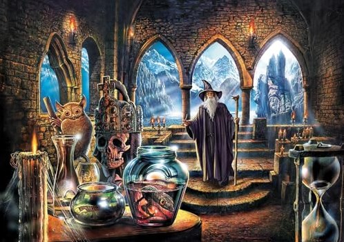 Art Puzzle Puzzle Zauberschloss 1000 Teile Karton-2