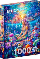 Enjoy Puzzle Puzzle Meerjungfrau Tiefen 1000 Teile Karton