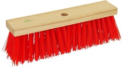 Luva Straßenbesen Außenbesen rot grün 36 cm FSC Kunststoff