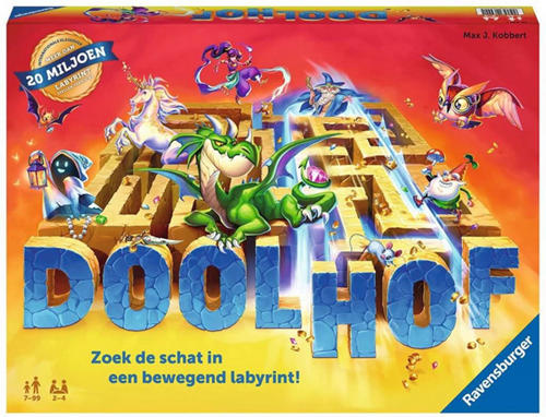Ravensburger Doolhof Rennen-Brettspiel Kinder & Erwachsene