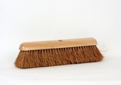Luva Saalbesen Kokosfaser lackiert 50 cm braun Reinigung