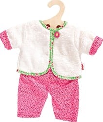 Poppen Jas Omkeerbaar met Broek, 38-45 cm