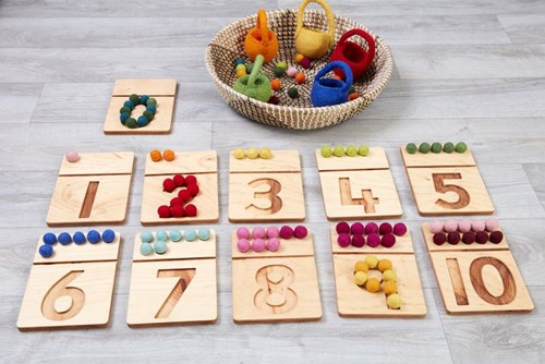 Cosy Felt Ball Numbers Pack (11Pk) - 52139