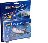 Revell Boeing 747-200 Modellbau Flugzeug Set Maßstab 1:390 komplett