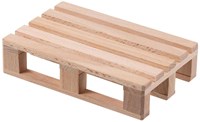 Goki Holzpalette Puppenmöbel Spielzeug - langlebiges Holz-Zubehör-2