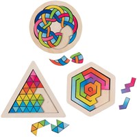 Goki Holz-Breinbrecher Puzzle Set - Lernspielzeug Gehirntraining-2