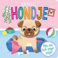 Fingerpuppenbuch Kuschelhund interaktives Babybuch mit Fingerpuppe