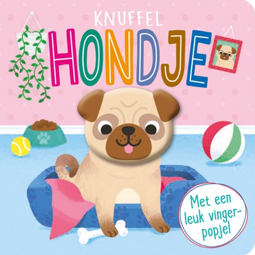 Fingerpuppenbuch Kuschelhund interaktives Babybuch mit Fingerpuppe