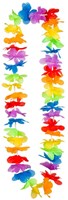 Boland Hawaii-Kranz Luxus Rainbow Blumenkranz bunt Party Accessoire