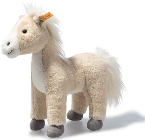 Steiff Plüsch Gola Pferd - beige Kuscheltier 27 cm - weiches Spielzeug