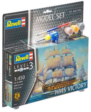 Revell Schiffsmodellbau-Set HMS Victory - mit Farben und Kleber