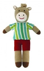 Kuscheltier Strickpferd Harry ca. 36 cm