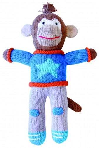 Kuscheltier gestrickter Affe Jimmy 36 cm