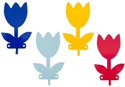 Kleiderhaken Metall Tulpe ass (4 Stück)