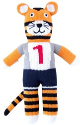 Kuscheltier gestrickter Tiger Bill 36 cm