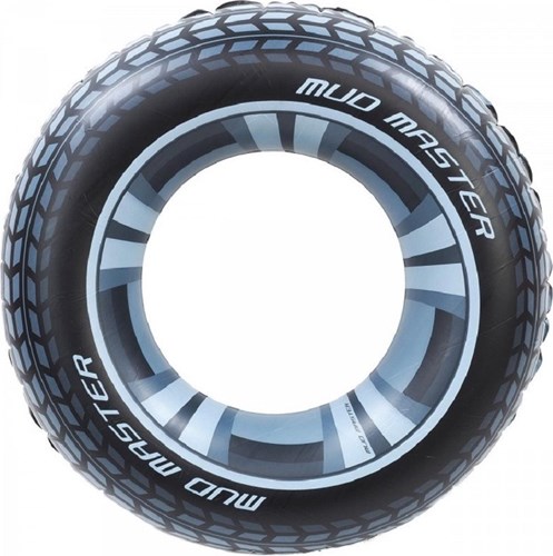 Bestway Schwimmring Mud Master - großer aufblasbarer Schwimmreifen 91 cm blau-2
