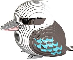 Eugy 3D Bastelset Kookaburra - kreativer Bastelspaß für Kinder