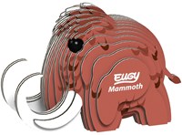 Eugy 3D Puzzle Mammut - Lernspielzeug Tierfigur Bastelset